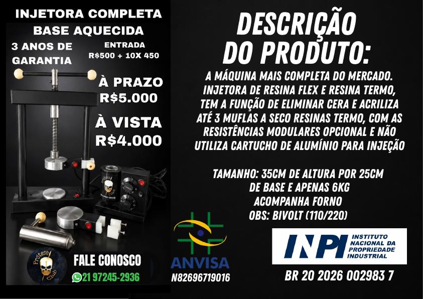 Catálogo: Injetora completa